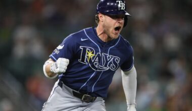 Taylor Walls homers from each side of the plate to make Tampa Bay Rays history