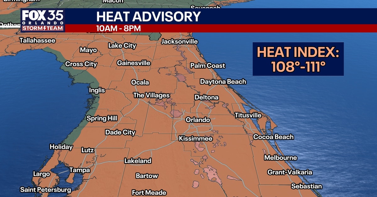 Orlando weather: Heat wave continues for Central Florida