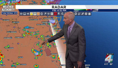 Live Radar: Heat Advisory continues as storms move across northeast Florida and southeast Georgia