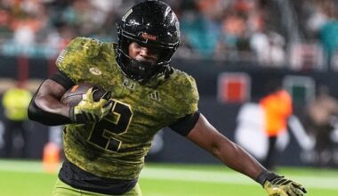 Miami running back Jordan Lyle arrested for fleeing police and reckless driving