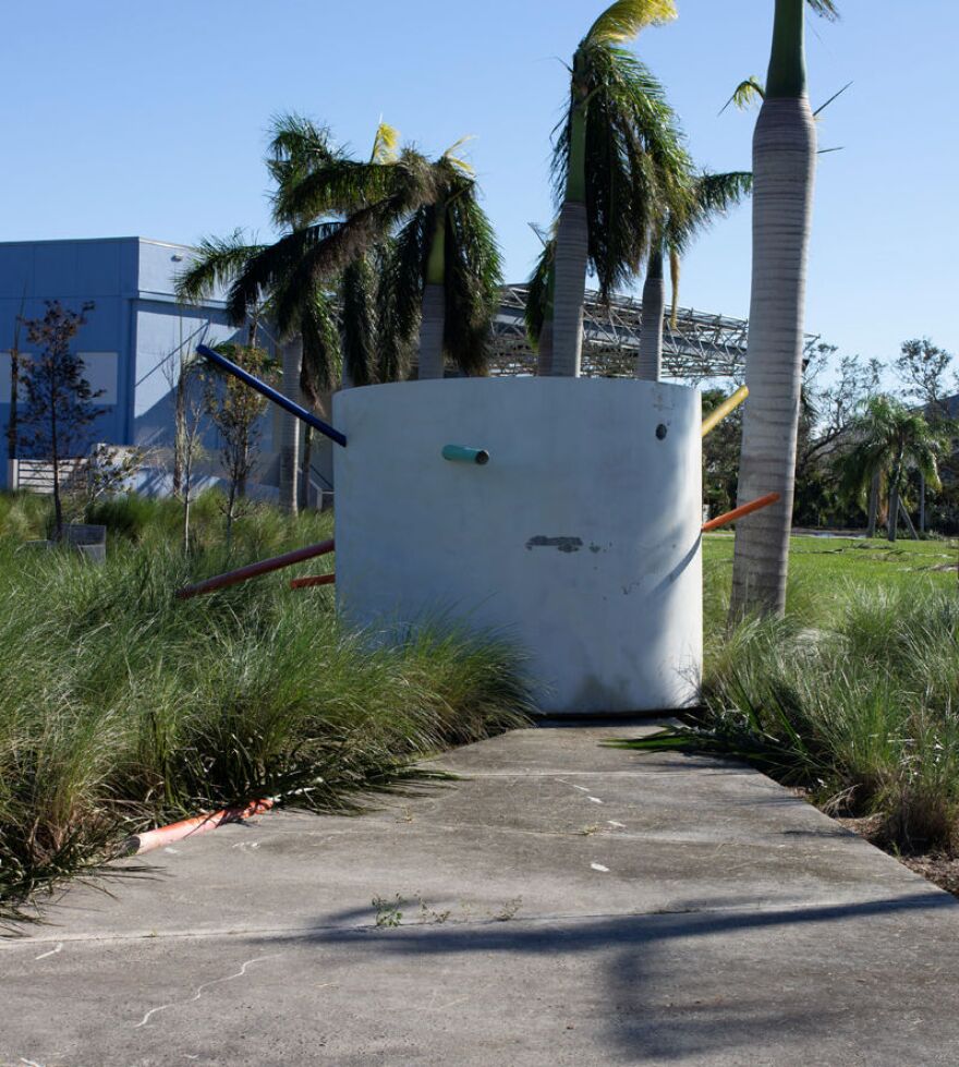 Hurricane Ian's Cat 4 winds toppled 'You Are Here.'