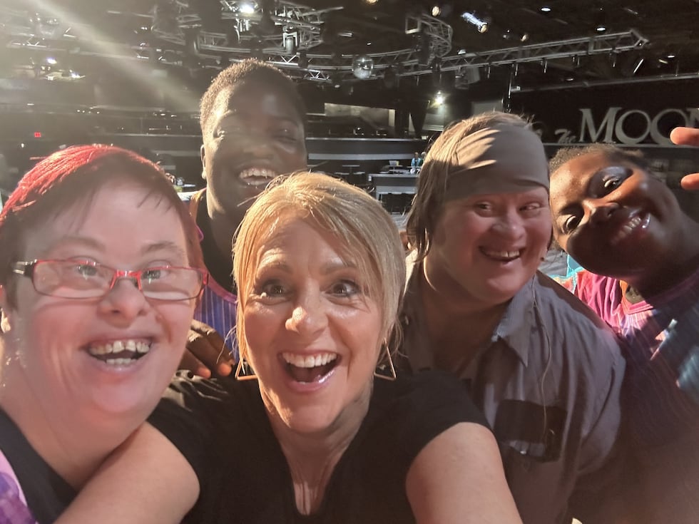 Julie Montanaro will emcee the show at The Moon on Saturday!