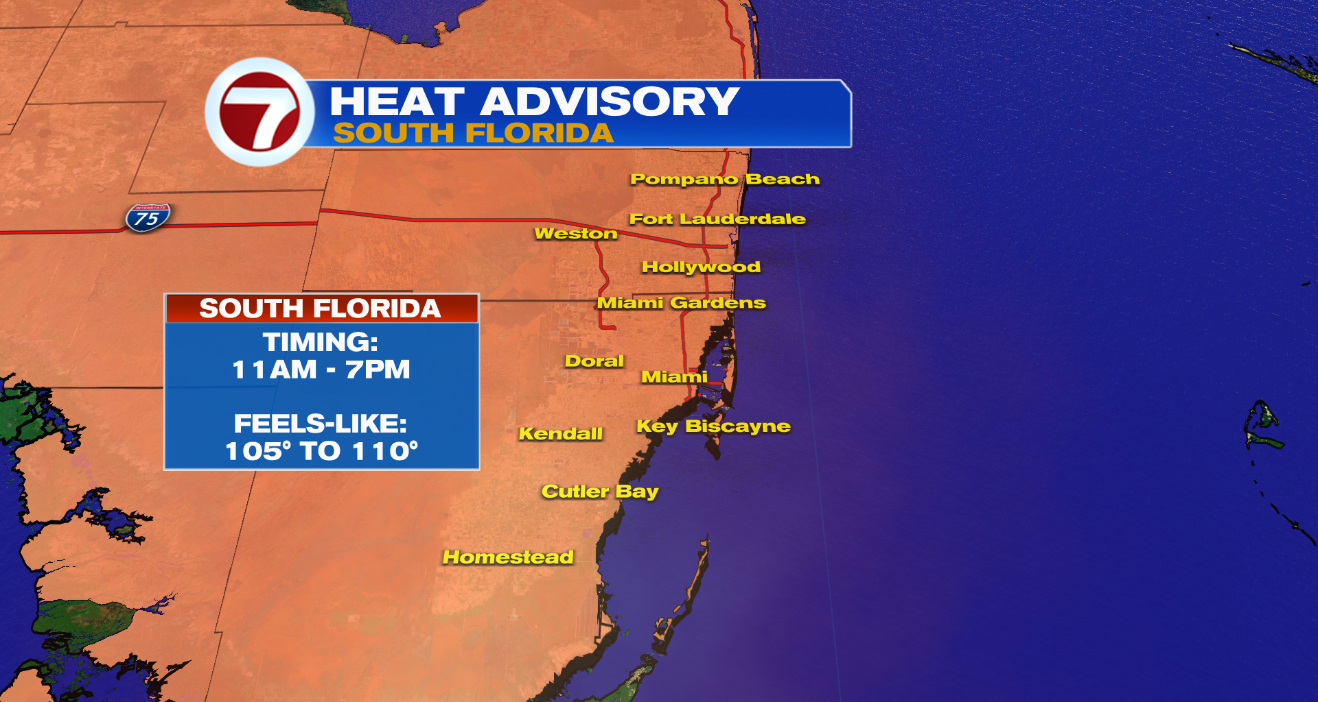 Heat Advisory - WSVN 7News | Miami News, Weather, Sports