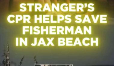 He stopped to pet a dog on Jacksonville Beach — then collapsed. A stranger’s CPR helped save his life