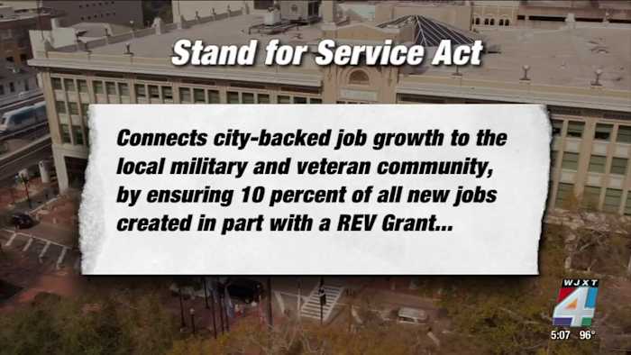 Jacksonville City Council approves Stand for Service Act to expand jobs for veterans