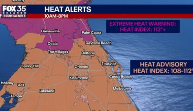 Orlando weather: Extreme heat again for Central Florida as storm chances rise