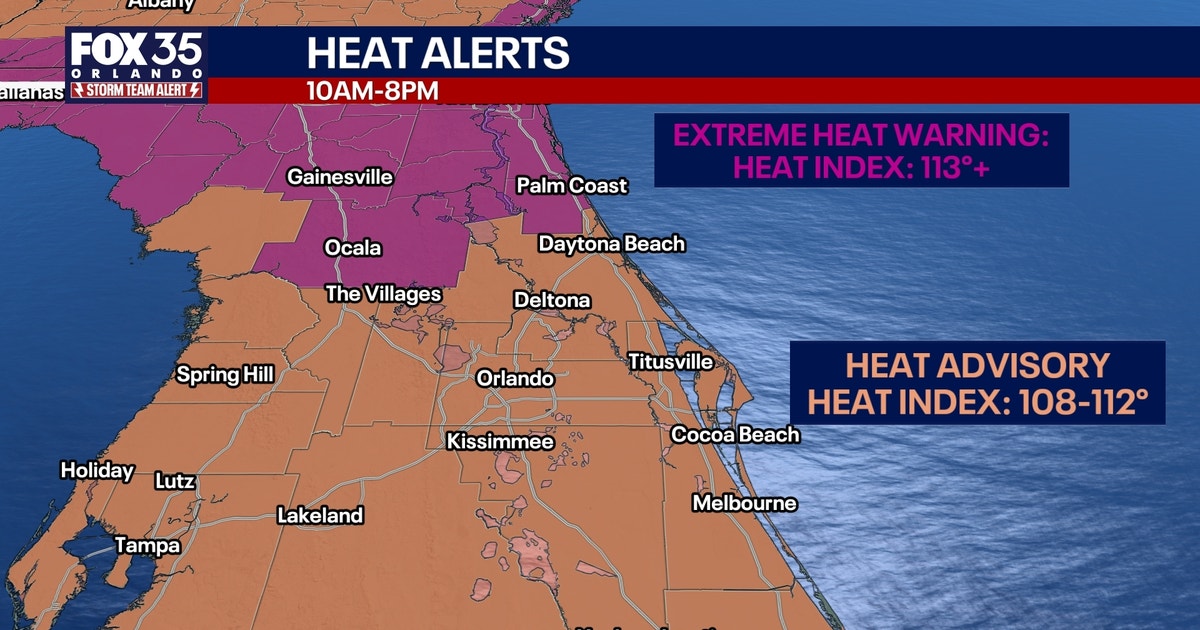 Orlando weather: Extreme heat again for Central Florida as storm chances rise