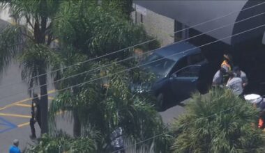 Car crashes into rear doors of North Miami City Hall