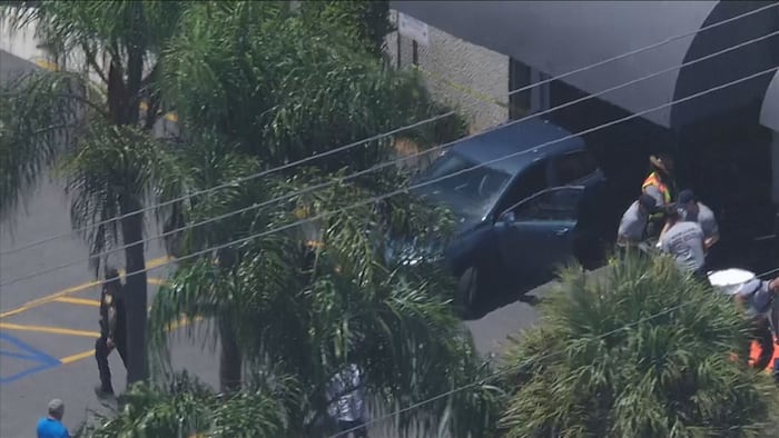 Car crashes into rear doors of North Miami City Hall