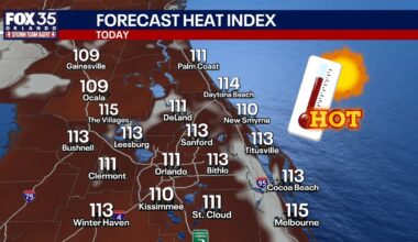 Orlando weather: More dangerous heat and scattered storms across Central Florida