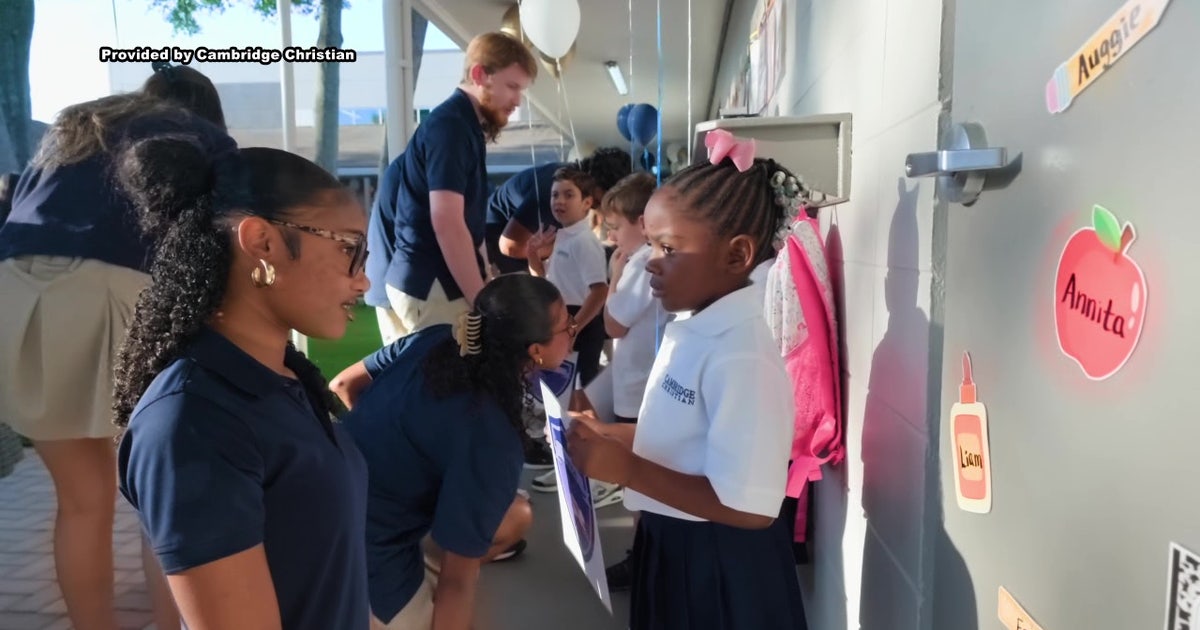 First graders find senior friends at Cambridge Christian’s First Chapel