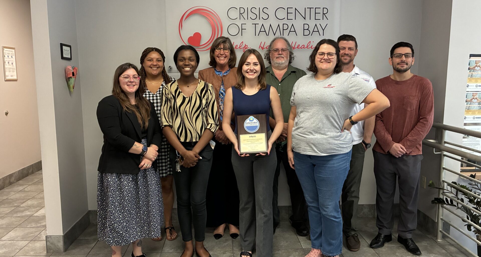 Crisis Center Reaccredited For National Standards