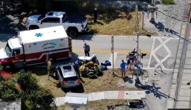 SUV and Brightline train collide in Hobe Sound; Driver injured