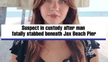 Man fatally stabbed beneath Jacksonville Beach Pier; suspect in custody