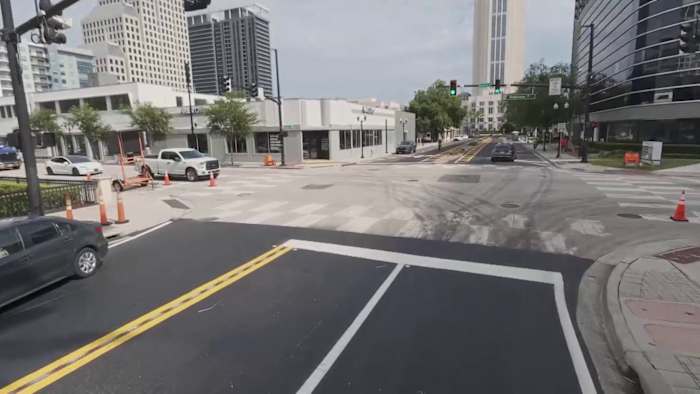 Magnolia Avenue 2-way street project nears Phase 1 completion in Downtown Orlando