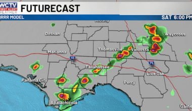 Pop-up showers and storms to start the weekend for Tallahassee, the Big Bend and South Georgia