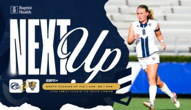 Women's Soccer Hosts North Florida in Sunday Night Matchup