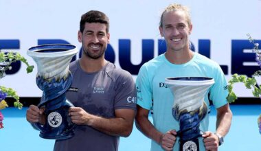 Brazilian duo Rafael Matos and Orlando Luz win the Cincinnati Open in men's doubles