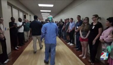 Jacksonville family shares emotional honor walk experience after husband, father dies