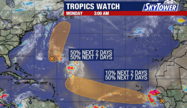 2 Atlantic systems have 50% chance of development as African wave emerges