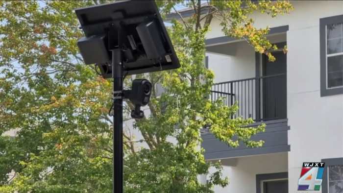 ‘Take it down’: Jacksonville apartment residents object to Flock camera by pool