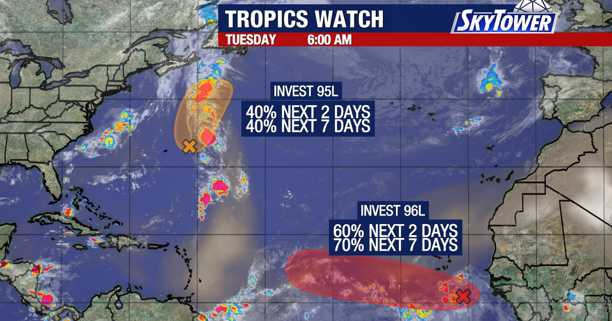 Tropical system off Africa tracks west toward islands with 70% formation chance