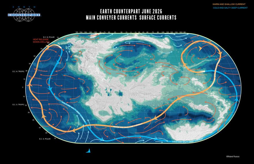 Ruocco will exhibit a series he calls “Earth Counterpart,” an interactive exploration of a virtual Earth-like planet visualized through highly-detailed digitally-rendered terrain and weather maps 