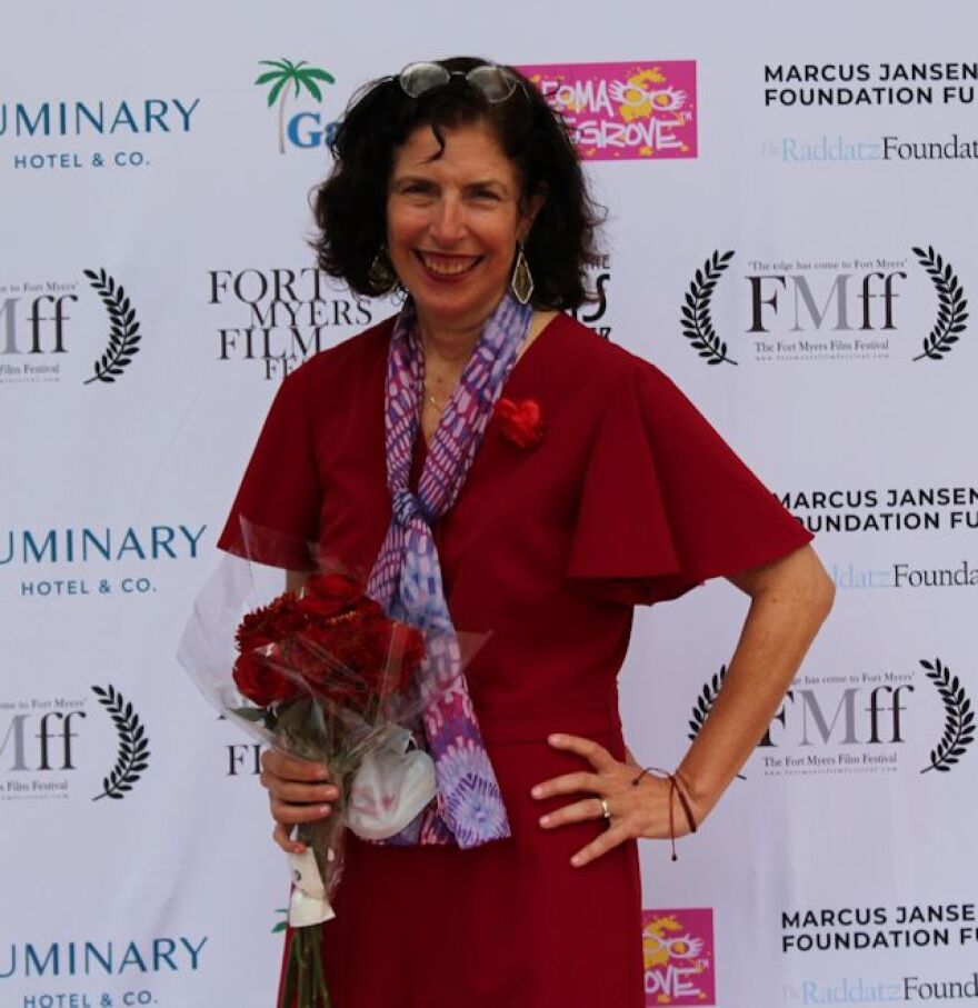 White at opening night of the 2020 Fort Myers Film Festival.