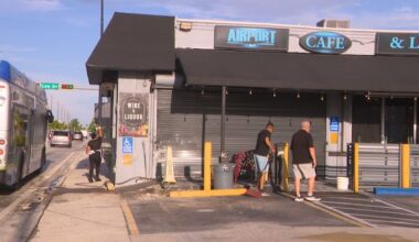 Driver dies after crashing pickup truck into storefront in Miami Springs, deputies say