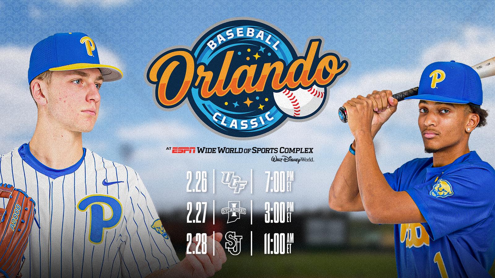 Panthers Set to Play in Inaugural Orlando Baseball Classic