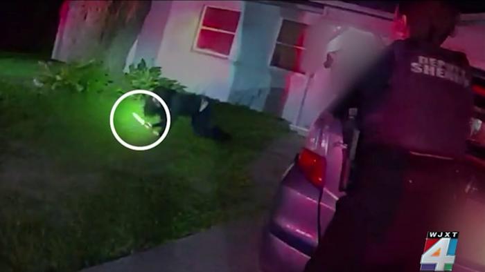 JSO body cam video shows woman, 22, holding knife before being shot; Ben Crump calls the footage ‘horrific’