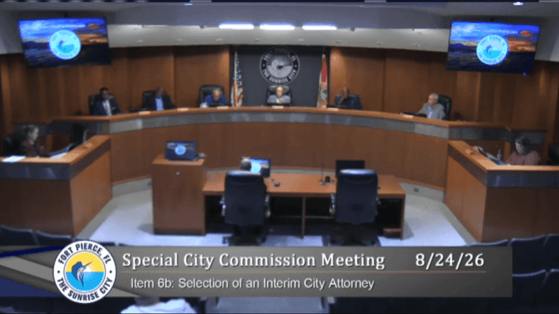 Commissioners approved a nearly $31,000 contract with S. Renée Narloch & Associates to help find Fort Pierce's next city attorney. (City of Fort Pierce)