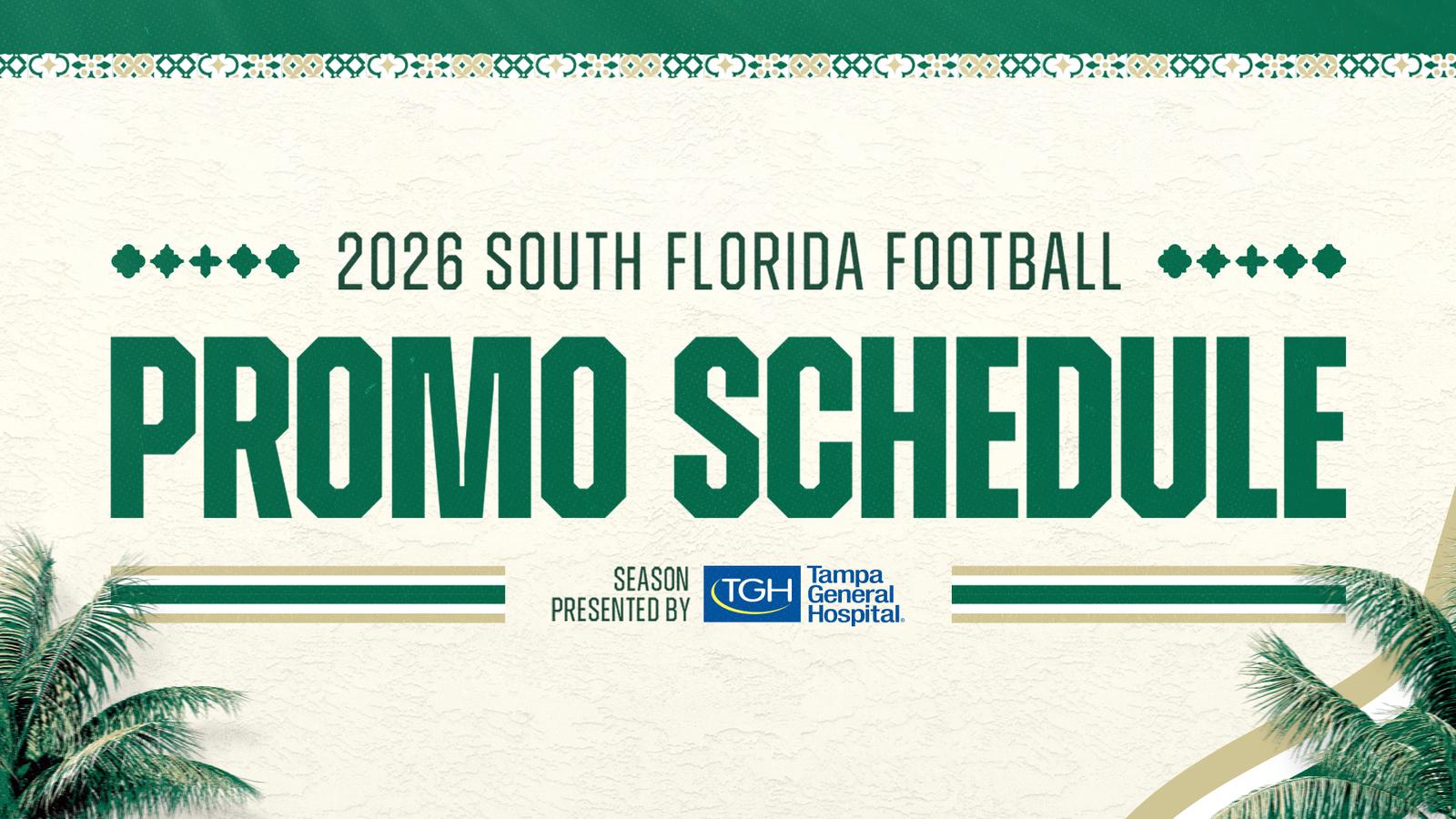 South Florida Unveils 2026 Football Promotional Schedule