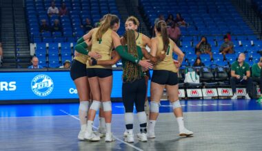 South Florida Volleyball Falls in Five-Set Battle with Eastern Kentucky