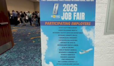 Former Spirit Airlines workers hit Broward job fair months after carrier's shutdown: "I've heard the word ghost a lot"