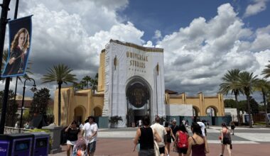 Universal Studios Florida Entrance Archway Refurbishment