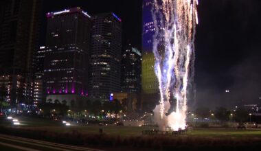Fireworks display celebrates Rays stadium deal reached with Tampa, Hillsborough County