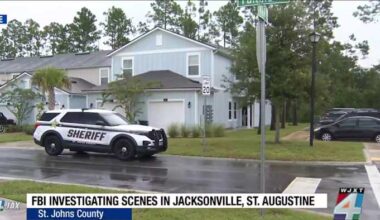FBI investigating 2 scenes in Jacksonville, St. Augustine