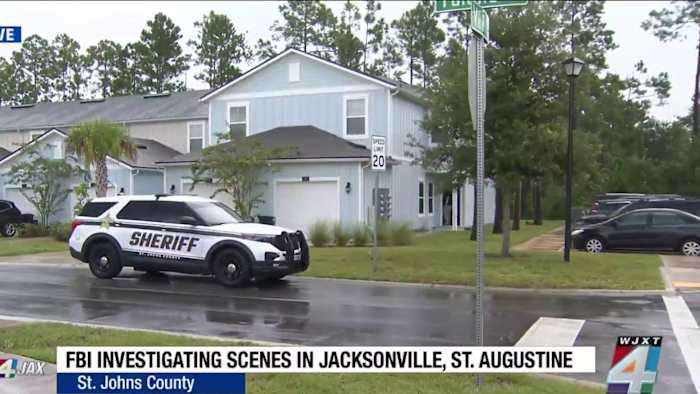 FBI investigating 2 scenes in Jacksonville, St. Augustine
