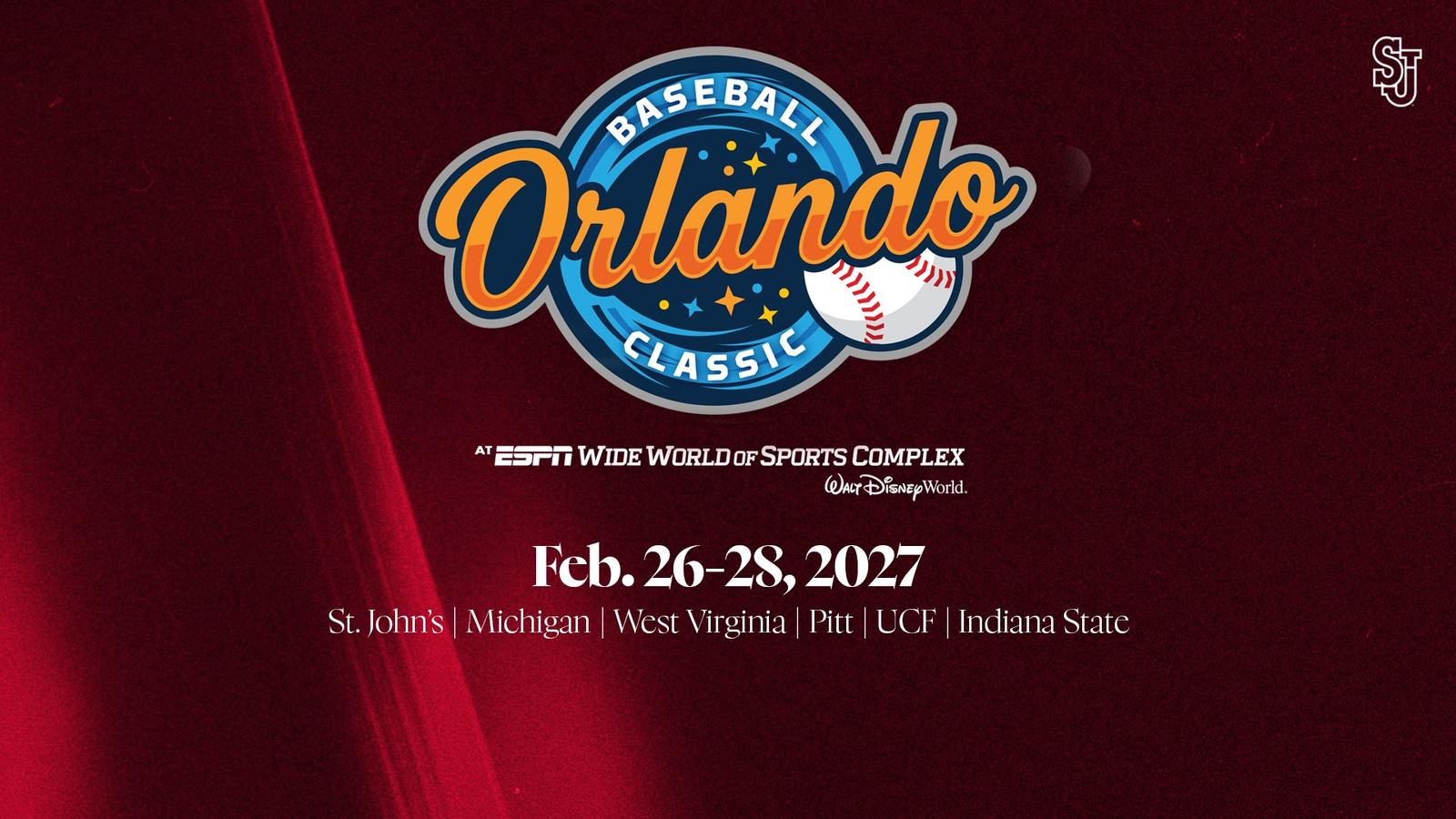 Baseball to Compete in First Ever Orlando Baseball Classic