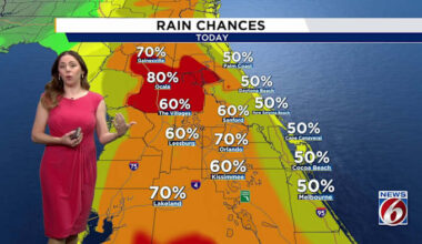 Remnants of Dolly could bring more rain to Central Florida this week.
