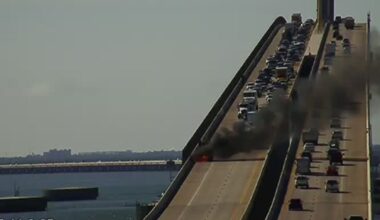 Van fire causes major delays on Sunshine Skyway Bridge: FHP