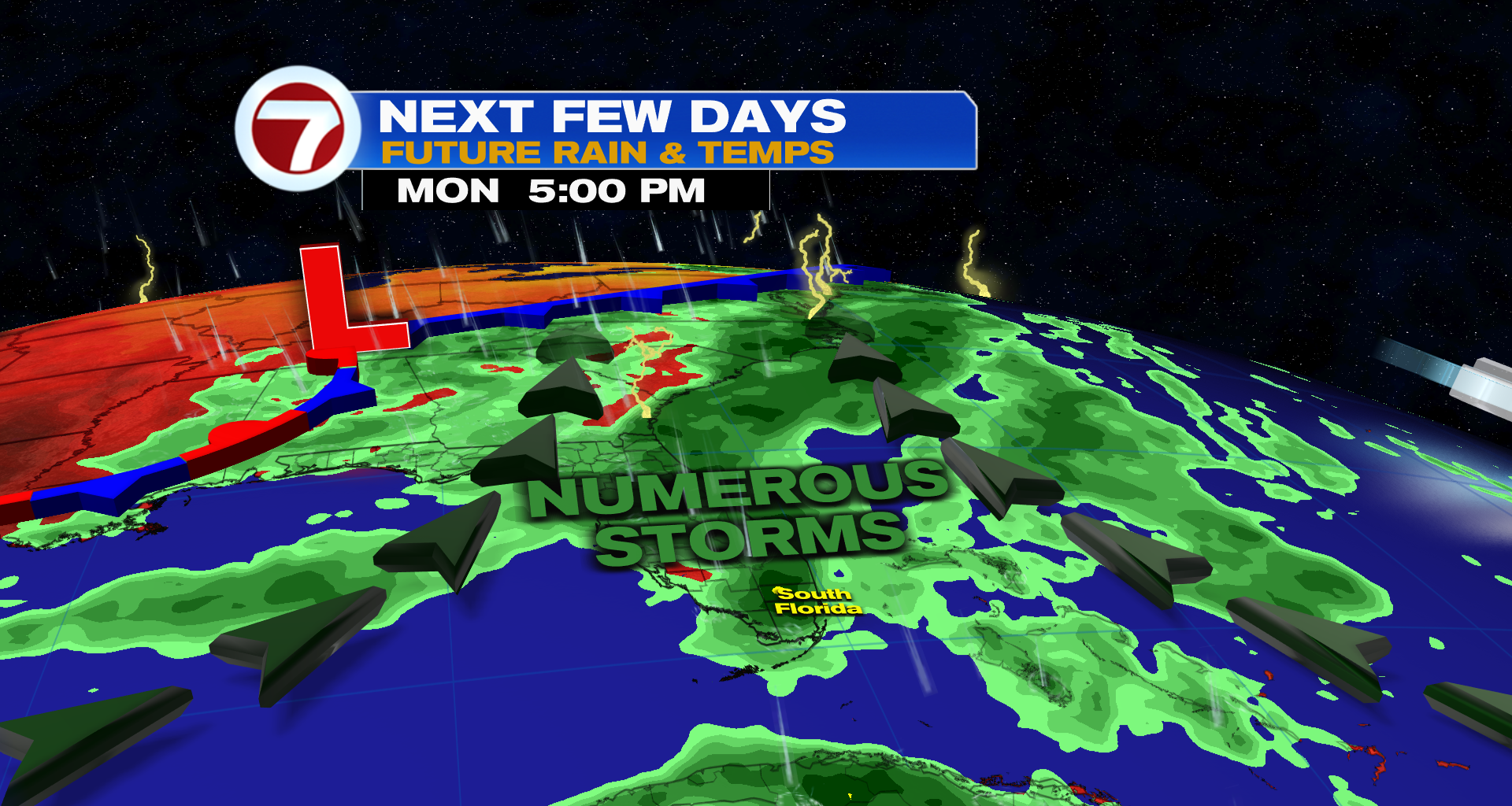Storms In Store - WSVN 7News | Miami News, Weather, Sports