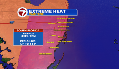 Extreme Heat Warning Wednesday - WSVN 7News | Miami News, Weather, Sports