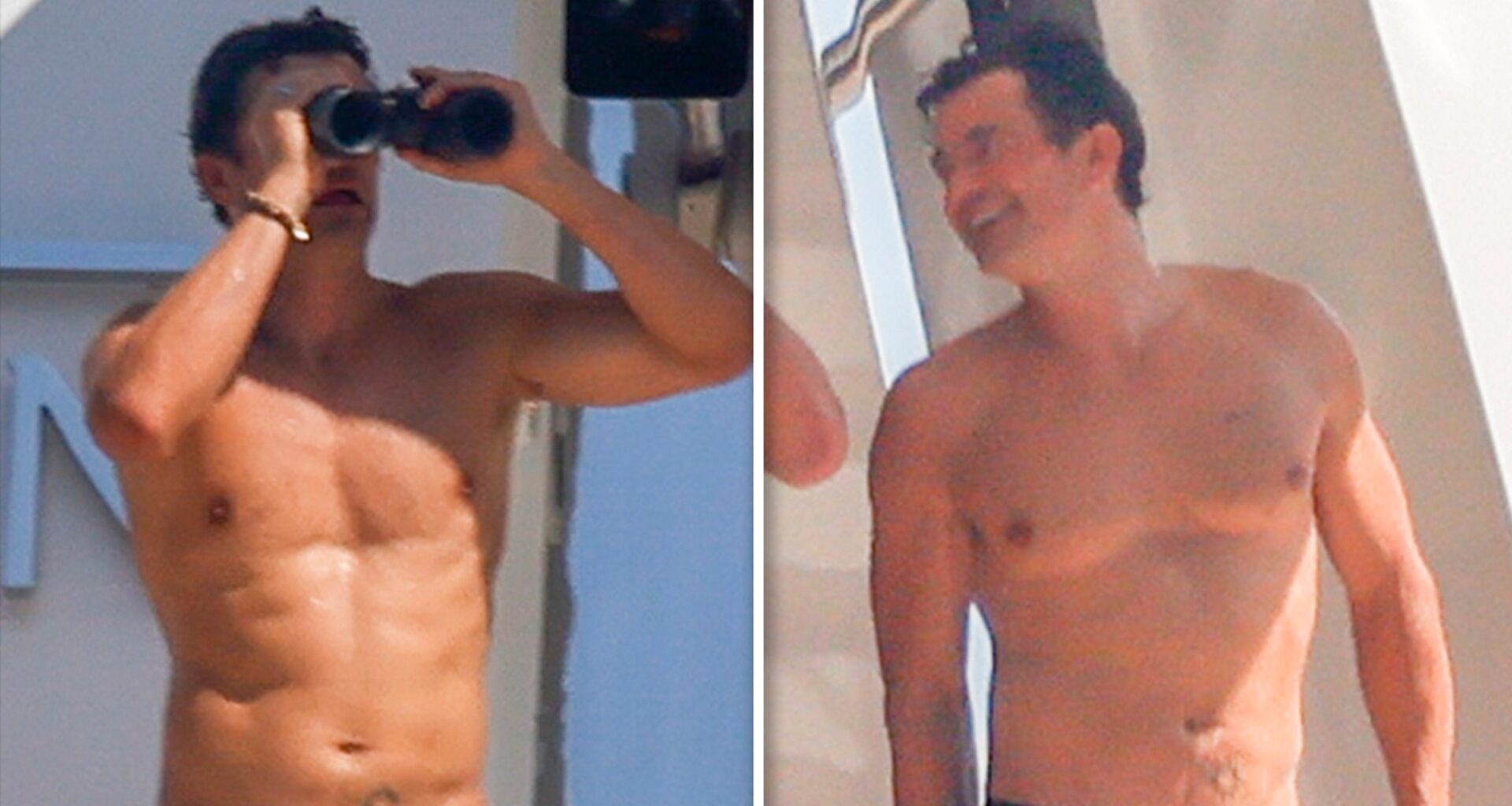 Orlando Bloom Goes Shirtless on Sun-Soaked Yacht Day With Woody Harrelson