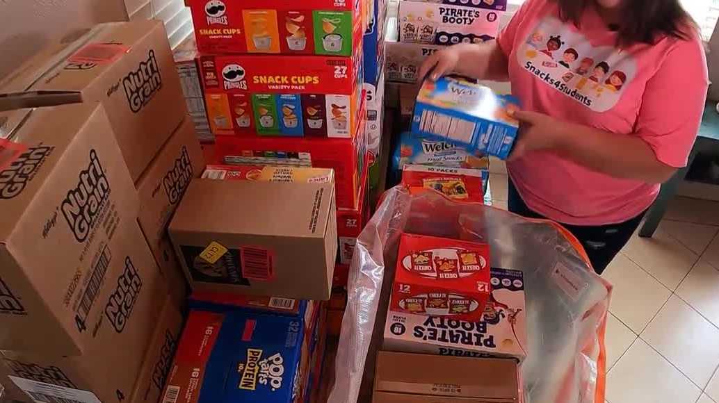 Central Florida mom provides snacks at over 80 schools