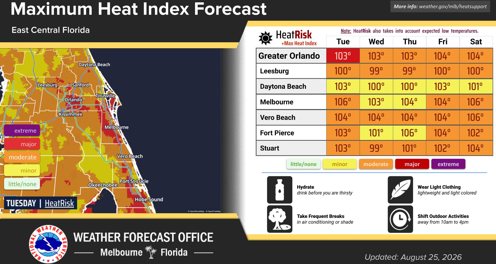 Rain chances increase across northern, central sections of Central Florida – Orlando Sentinel