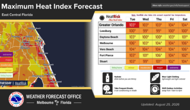Rain chances increase across northern, central sections of Central Florida – Orlando Sentinel
