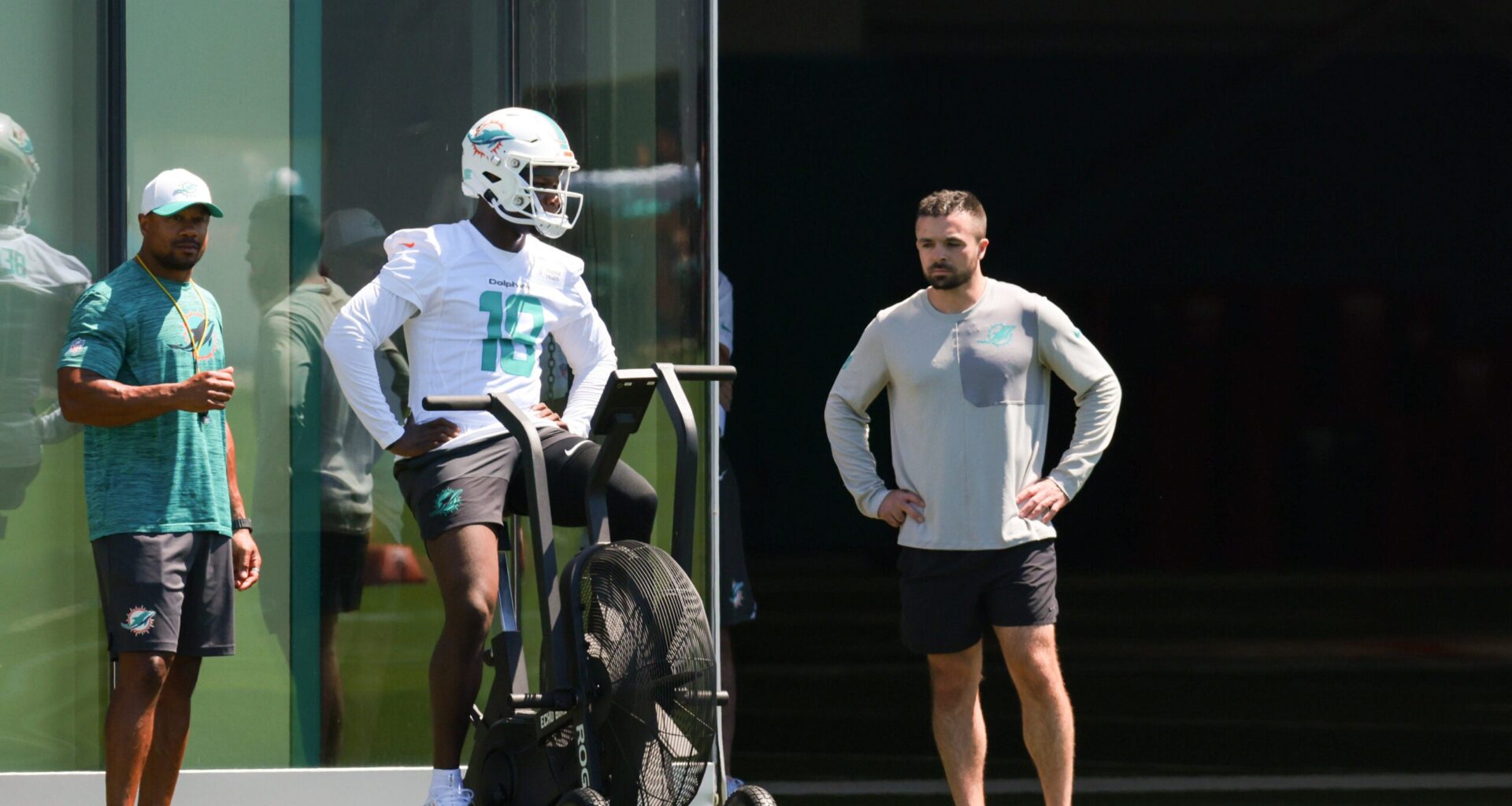 The growing optimism around one Miami Dolphins rookie could spell trouble for a pair of veterans