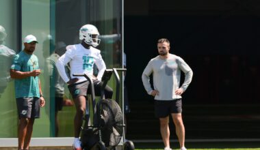The growing optimism around one Miami Dolphins rookie could spell trouble for a pair of veterans